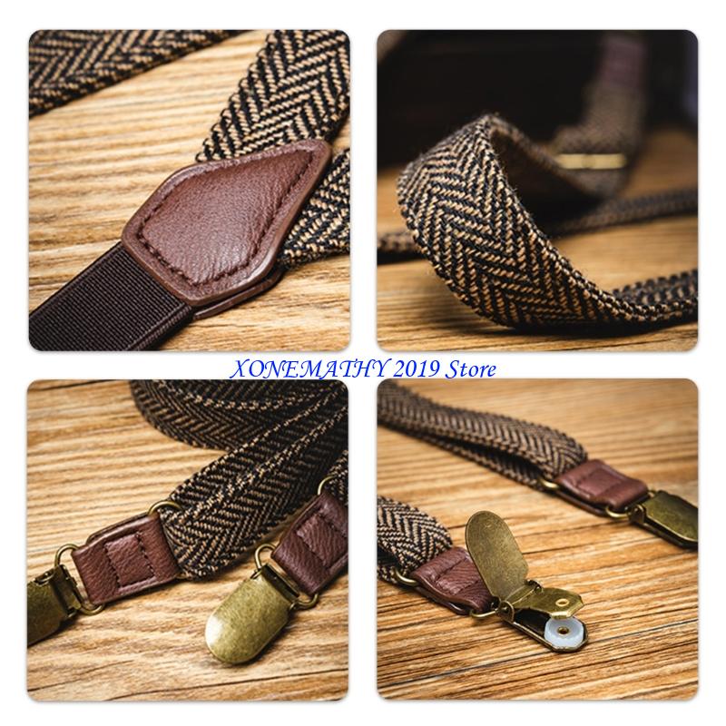 Suspender Clip Formal - F42F Formal Men Suspenders 3 Clip