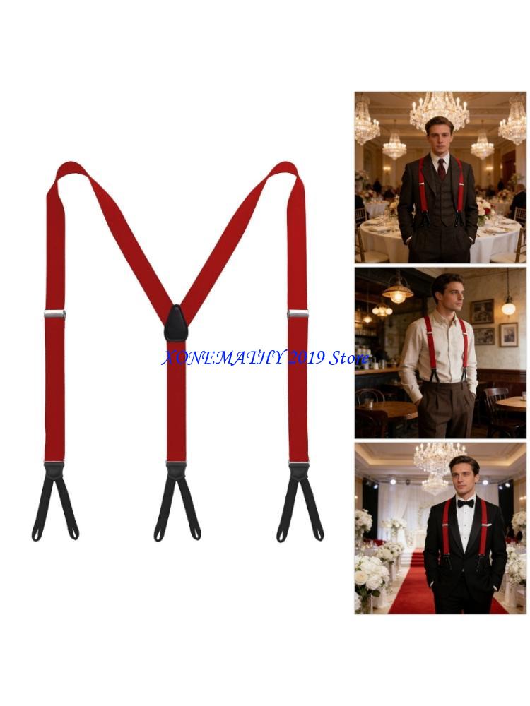 Suspender Clip Formal - F42F Fashionable Jacquard Pattern Suspenders Rompers