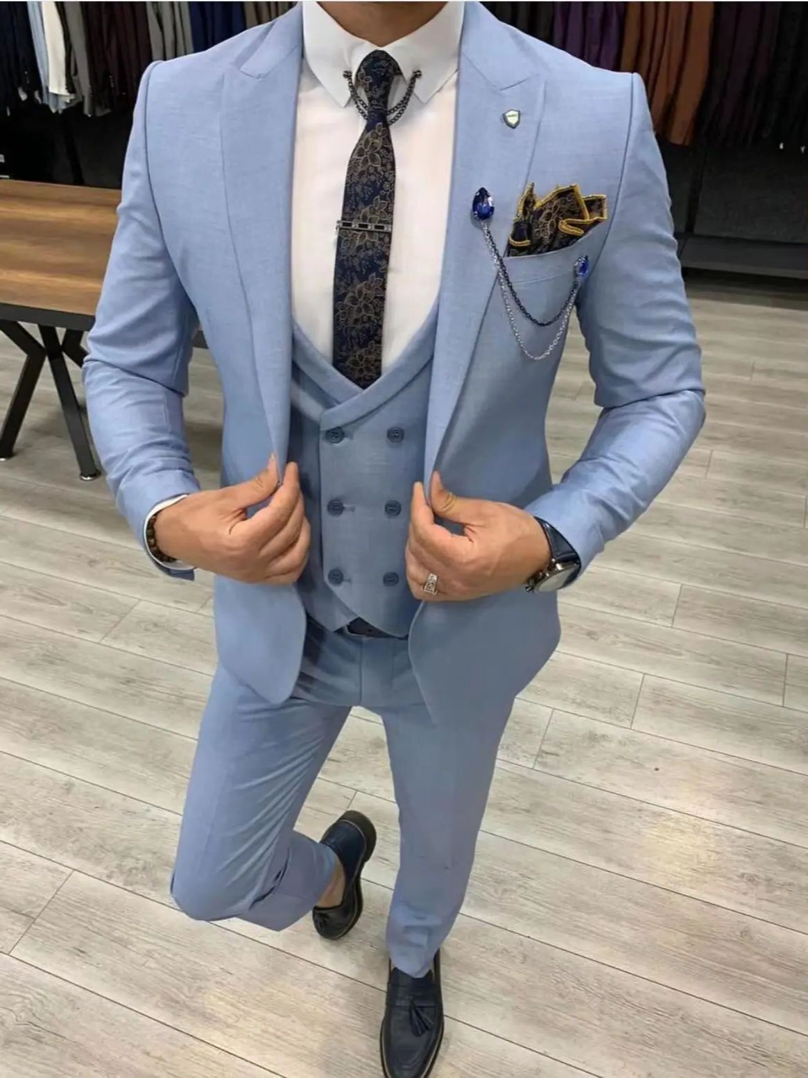 Men Formal Wear Vest - 2025 New Arrival 3 Pieces Men