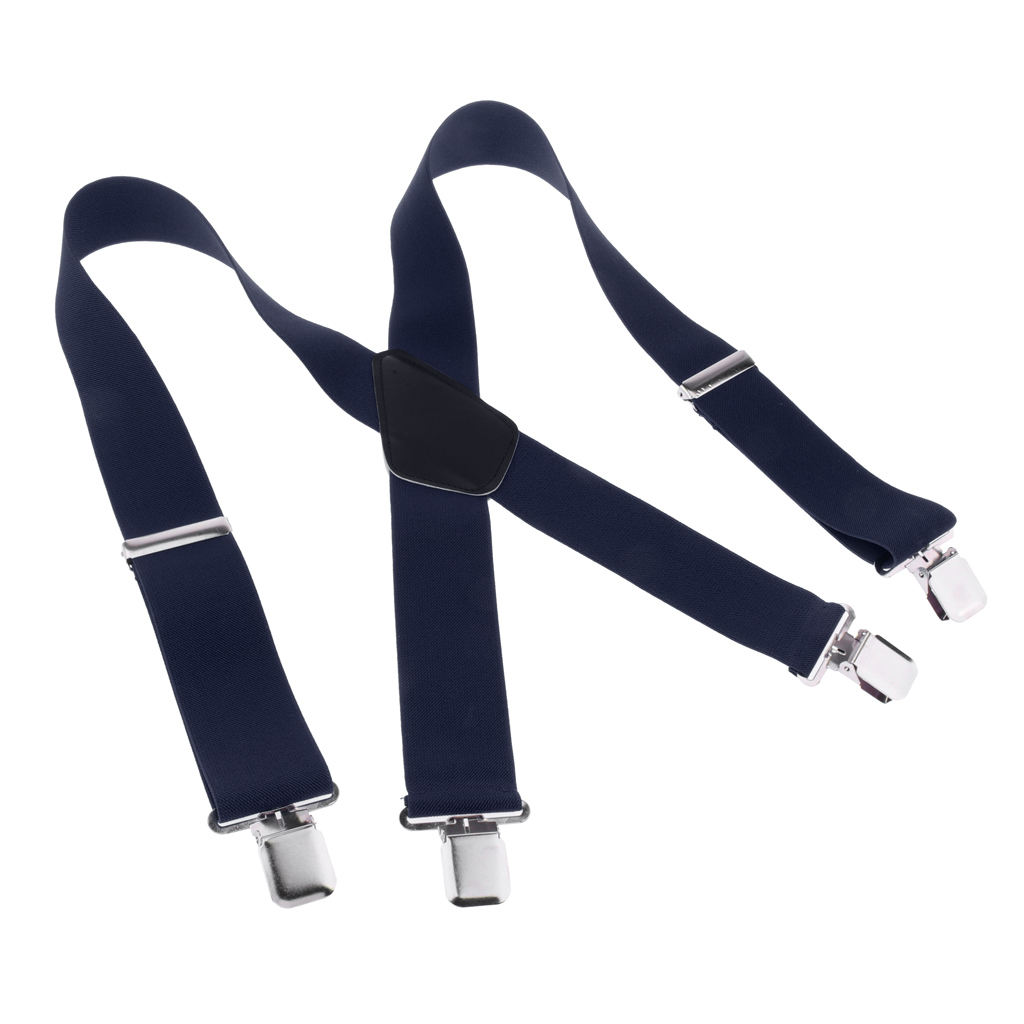 Suspender Clip Formal - Clip Suspenders for Men Adjustable X-back