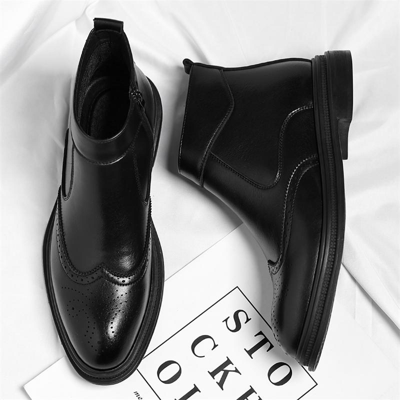 Autumn  Winter Thick Soled Men - Men Formal Wear With Boots review and price