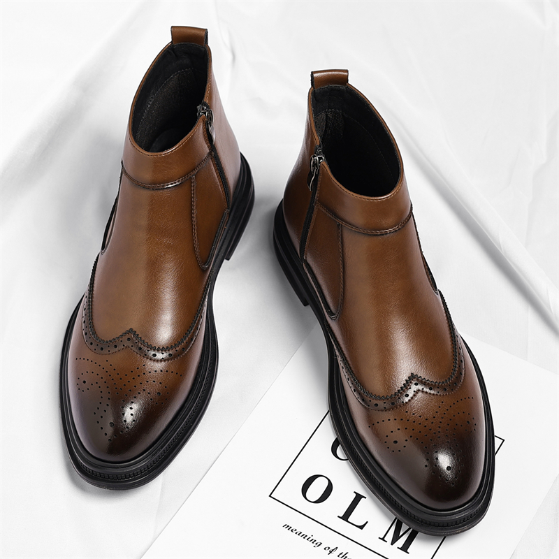 Autumn  Winter Thick Soled Men - Men Formal Wear With Boots review and price