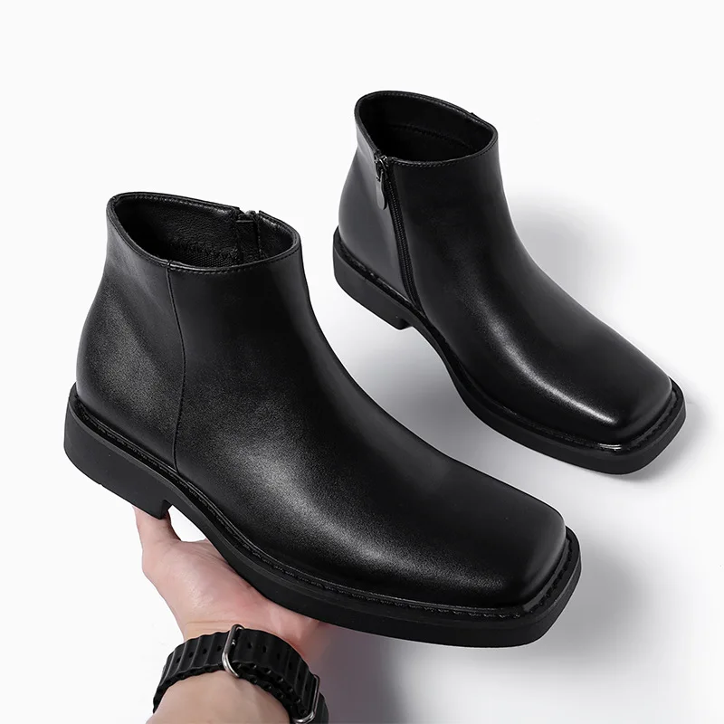 Black New Fashion Men Casual L - Men Formal Wear With Boots review and price