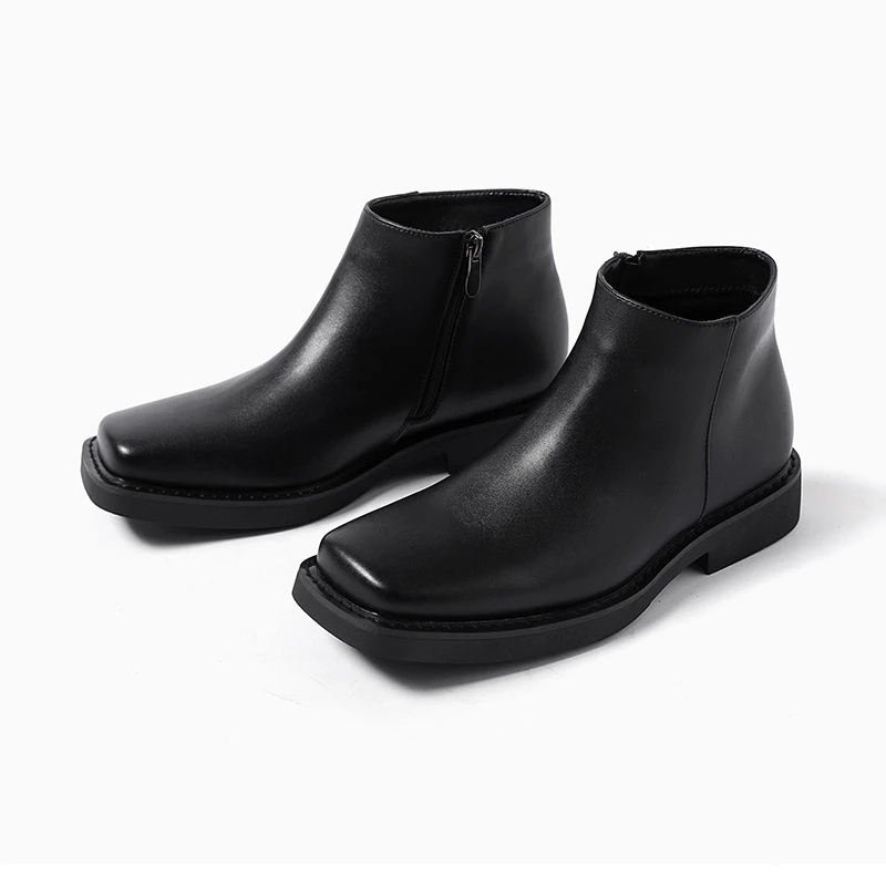 Black New Fashion Men Casual L - Men Formal Wear With Boots review and price