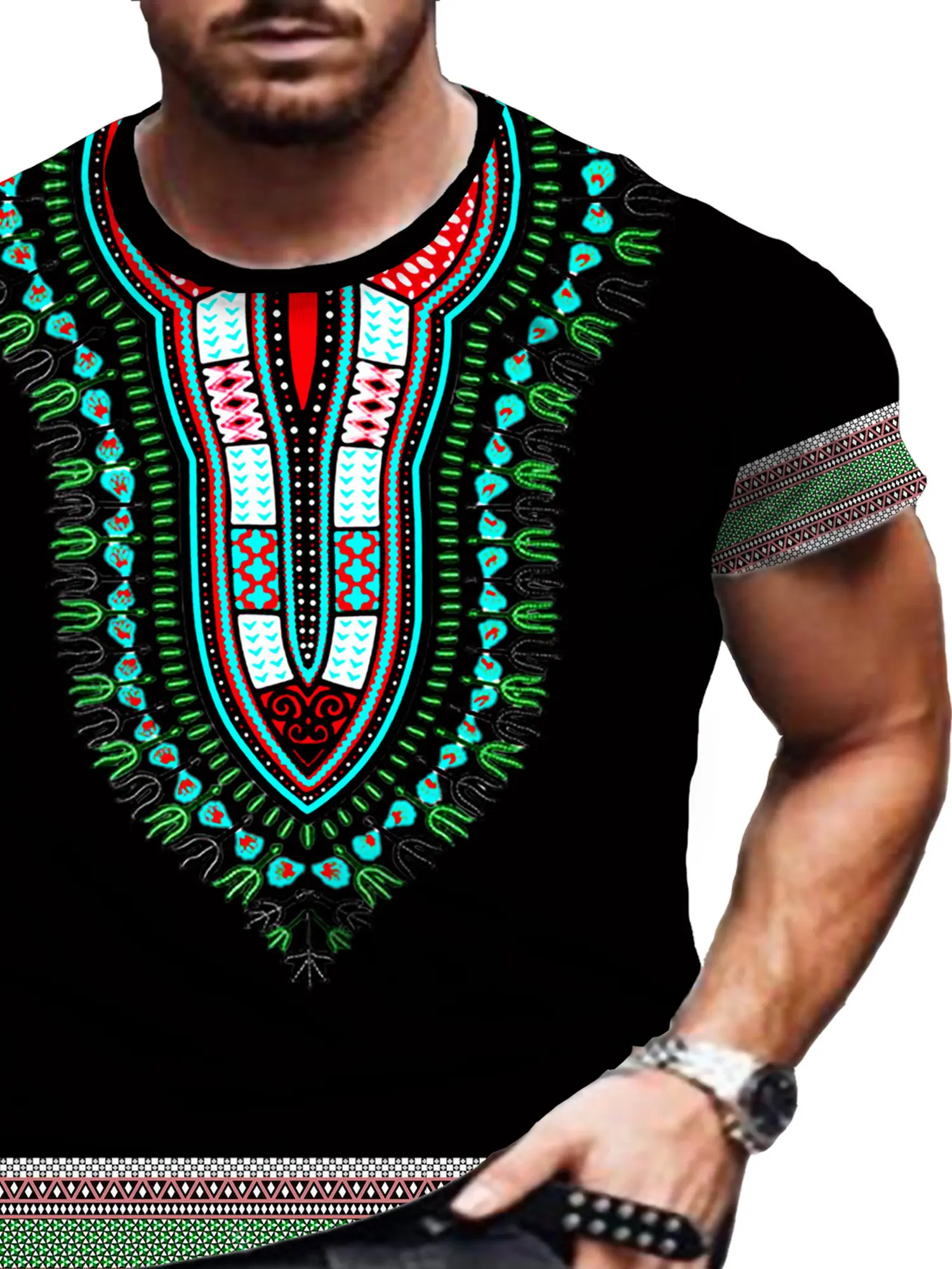 Casual Men's T-Shirts African  - Men'S Ethnic & Formal Designer Wear Studio S review and price