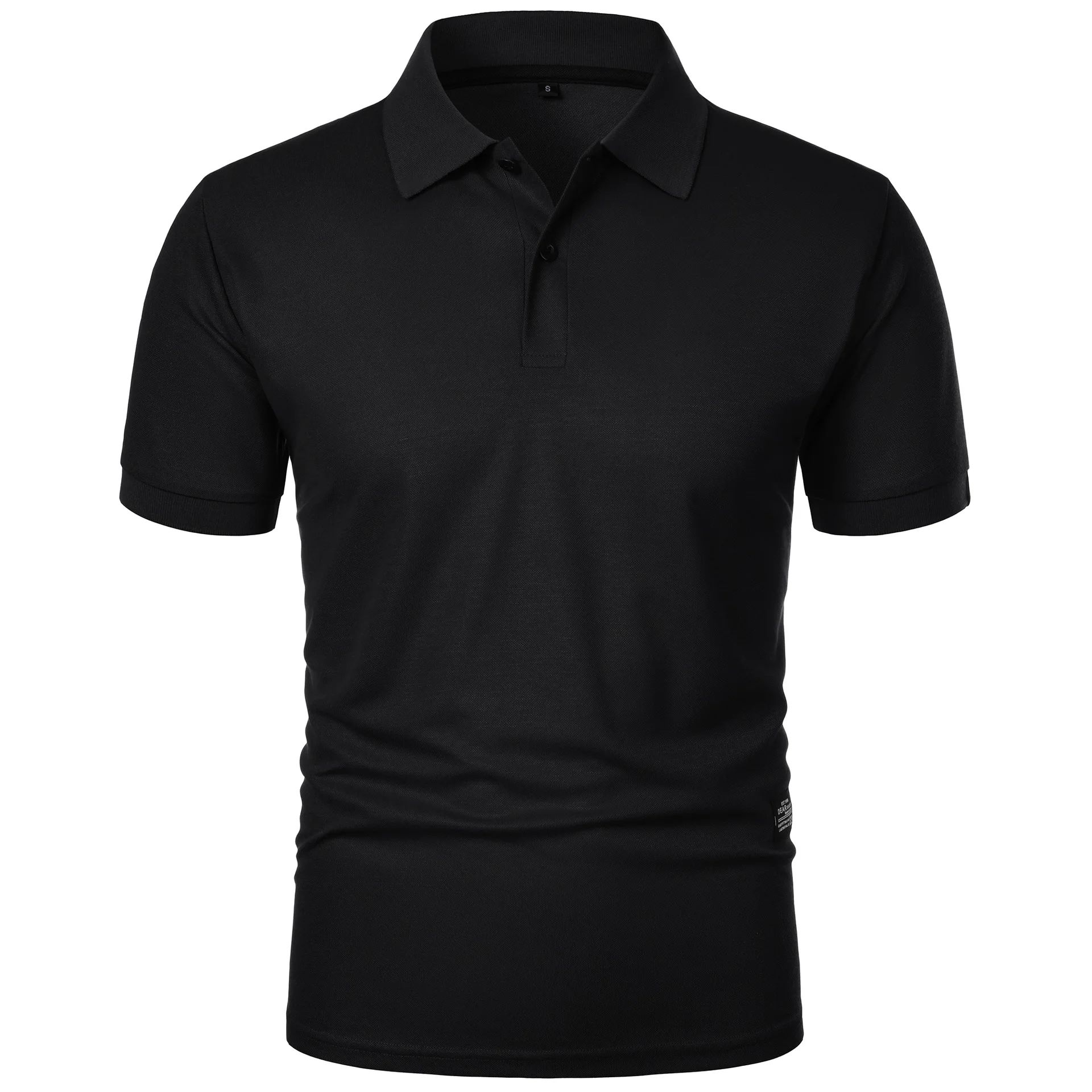 Men's Casual Polo Shirt Black  - Men Formal Wear Shirts review and price