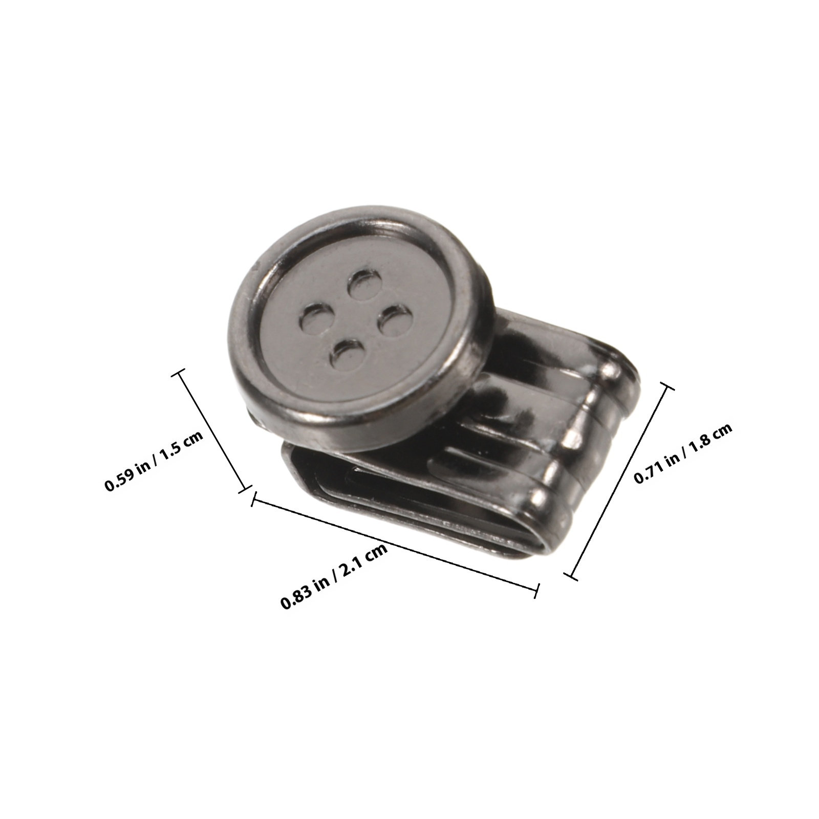 4Pcs Metal Suspenders Buttons  - Suspender Clip Formal review and price