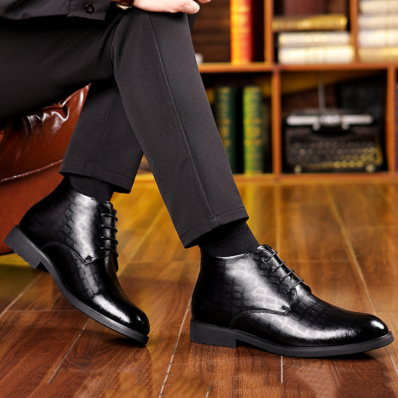 Men's British Style 2025 Winte - Men Formal Wear With Boots review and price