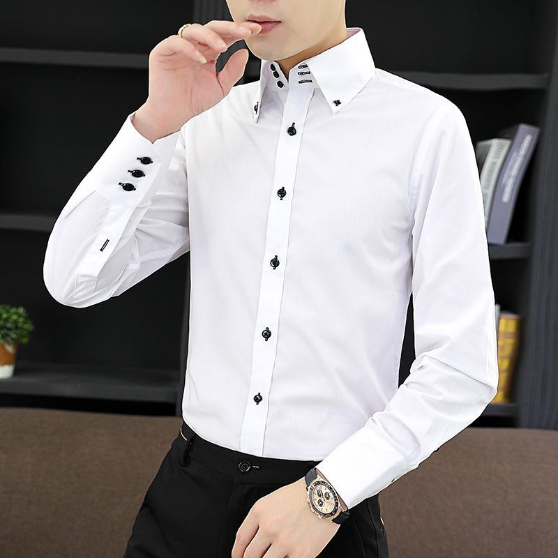 Spring Autumn Men's Executive  - Men Formal Office Wear Shirts review and price