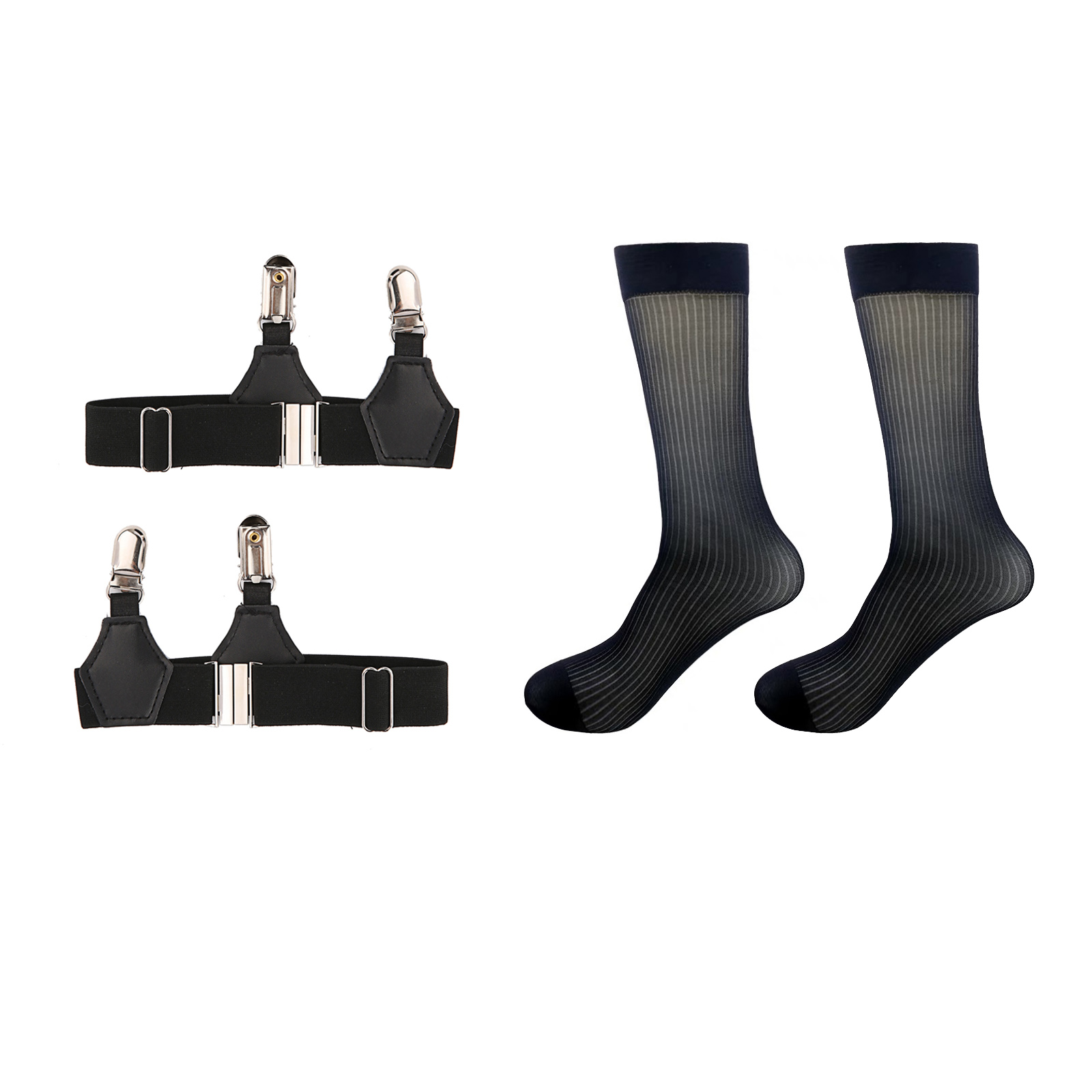 Men Formal Tube Sock Sexy Leg  - Suspender Clip Formal review and price
