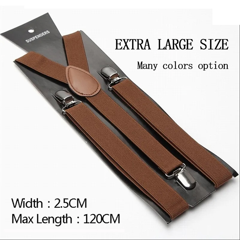 Unisex 2.5cm Suspenders 37 Col - Suspender Clip Formal review and price