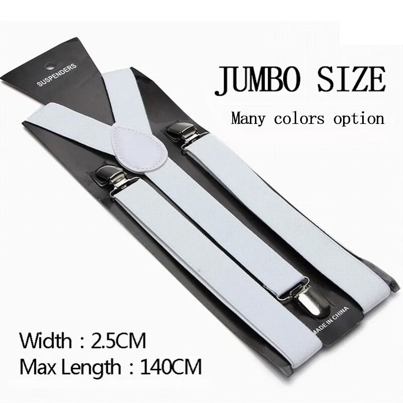 Unisex 2.5cm Suspenders 37 Col - Suspender Clip Formal review and price