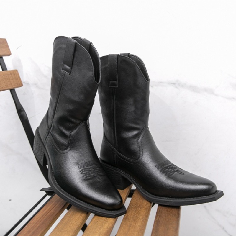 Men Boots Classic Embroidery W - Men'S Ethnic & Formal Designer Wear Studio S review and price