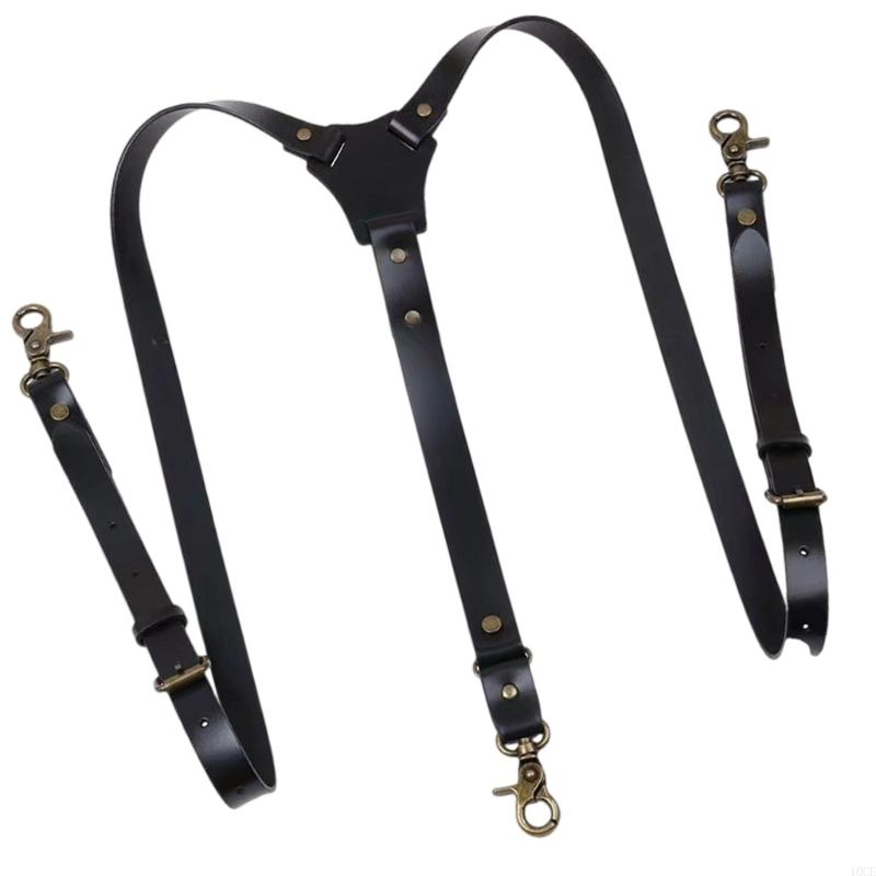 Mens PU Leather Suspenders Wit - Suspender Clip Formal review and price