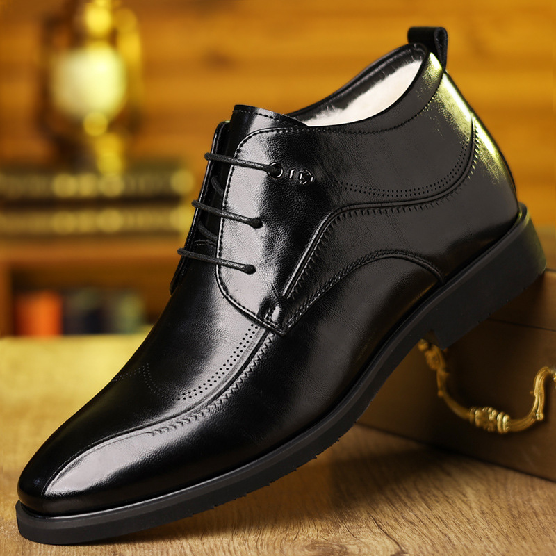 Men's Winter Leather Shoes Vel - Men Formal Wear With Boots review and price