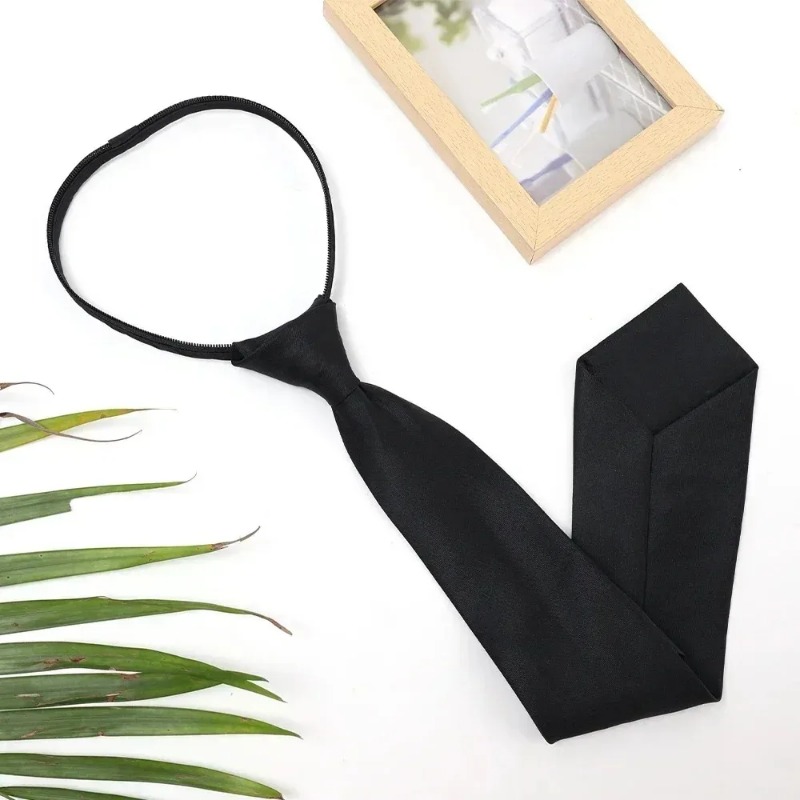 Matte Black Clip On Neck Tie U - Men'S Formal Wear For Funeral review and price