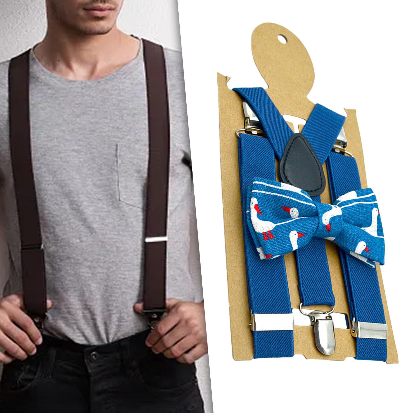 Kids Suspenders Bow Tie Set wi - Suspender Clip Formal review and price